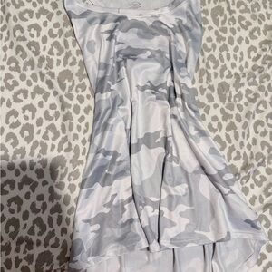 Gray Camouflage Tank Top